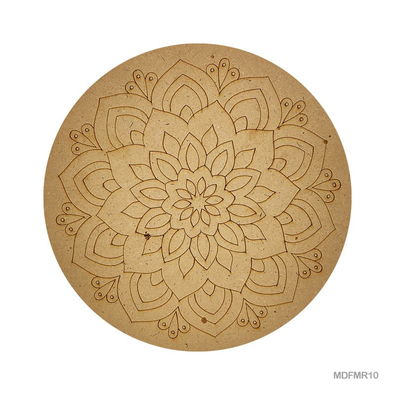 MDF Mandala – 10 inch – Design – 10