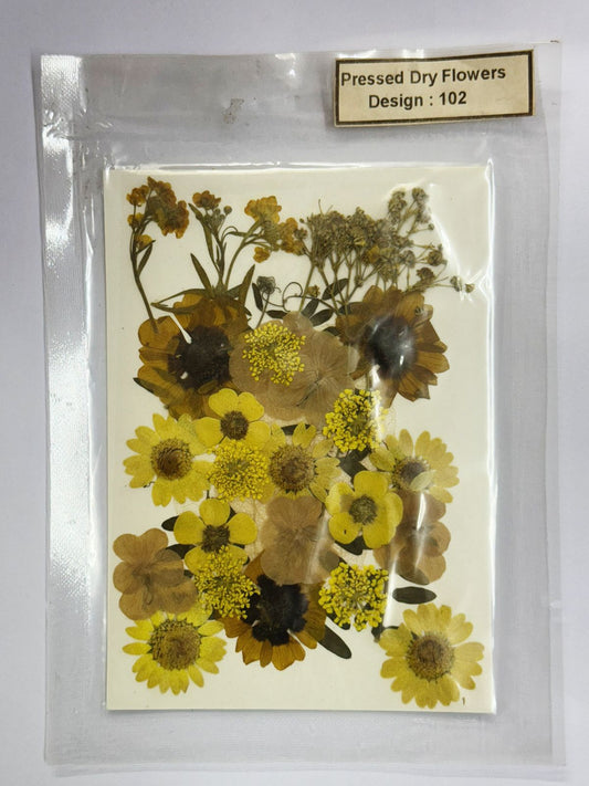 Pressed Dried Flowers- 1 pack Design -102