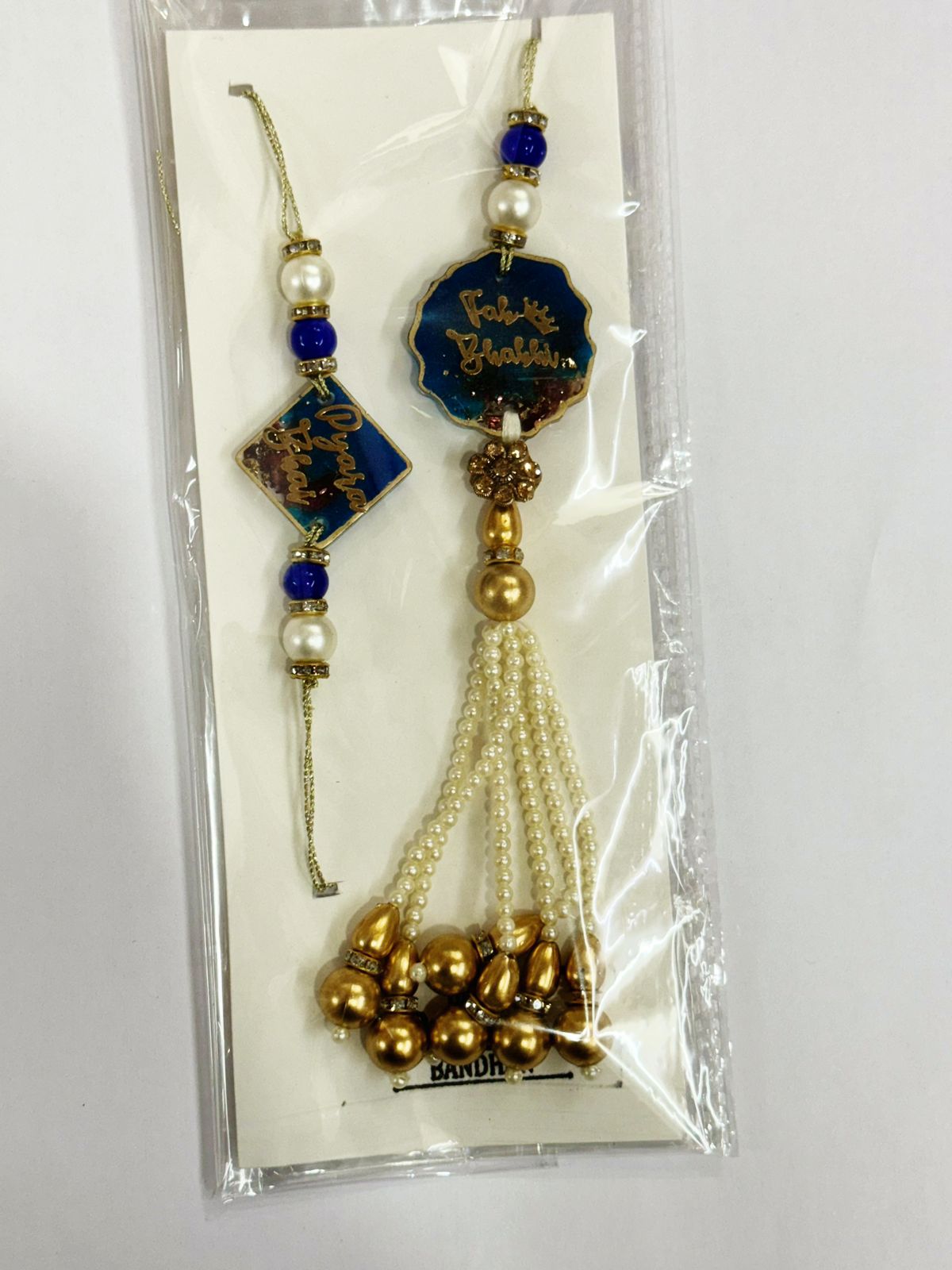 Resin Rakhi Set No.10