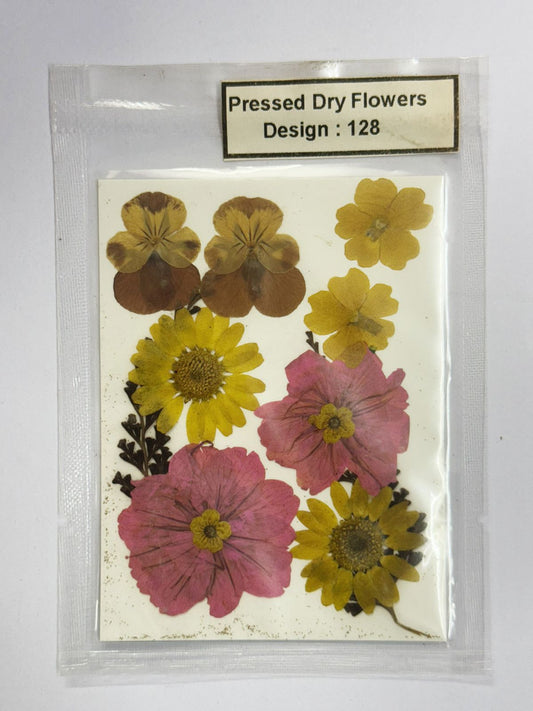 Pressed Dried Flowers- 1 pack Design -128