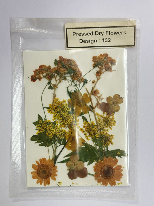 Pressed Dried Flowers- 1 pack Design -132