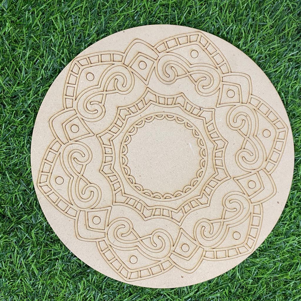 MDF Mandala – 10 inch – Design – 13