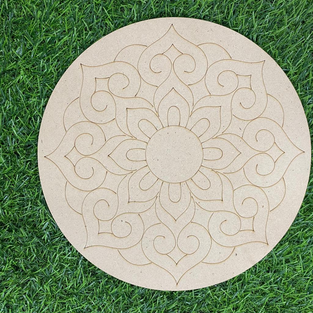 MDF Mandala – 10 inch – Design – 14