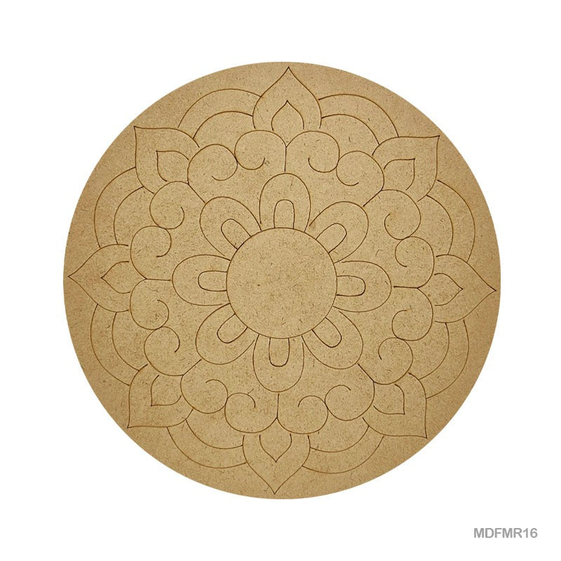 MDF Mandala – 10 inch – Design – 16