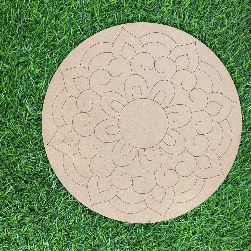 MDF Mandala – 10 inch – Design – 16