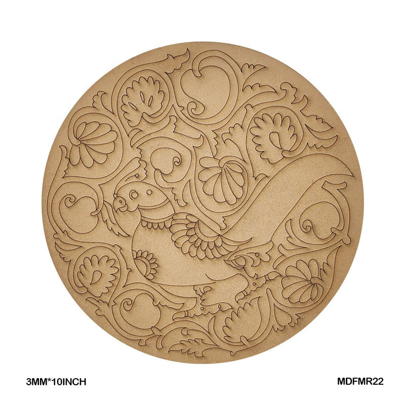 MDF Mandala – 10 inch – Design – 22