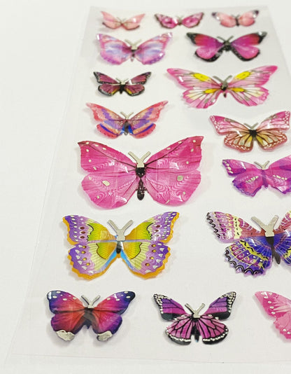 3D Butterfly Sticker – Design- 475