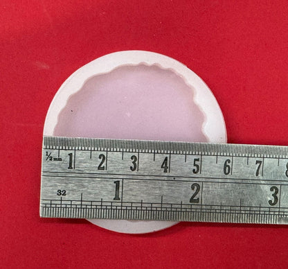 Mould- Design 484 Agate Circle- 2 inch - 10 pieces