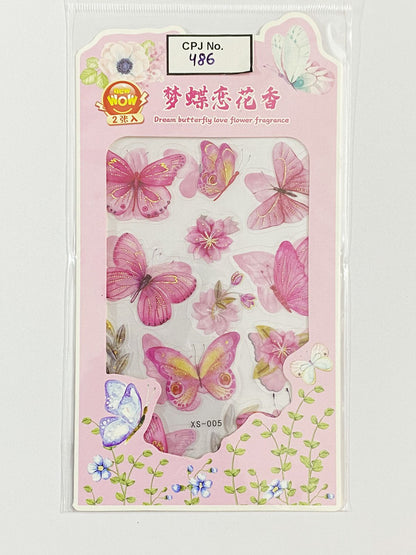 Butterfly Sticker – Design- 486