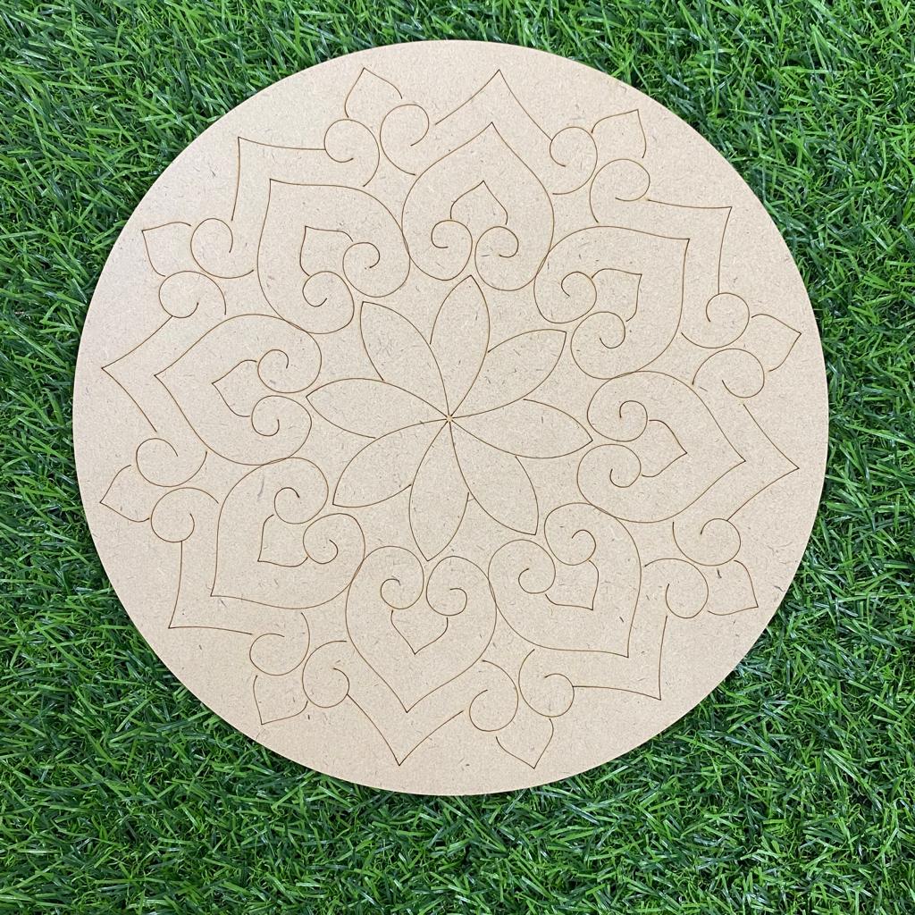 MDF Mandala – 10 inch – Design – 4