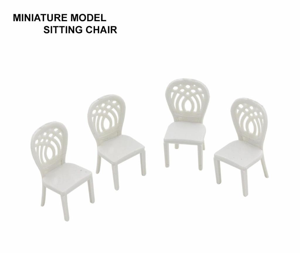 Sitting CHAIR – miniature 4 pieces – design 543