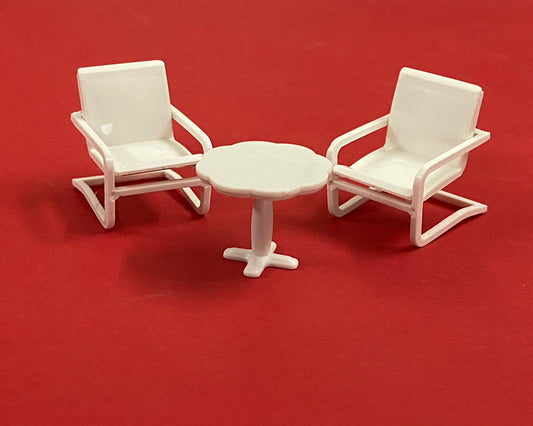 TABLE CHAIR – miniature 3 pieces – design 546