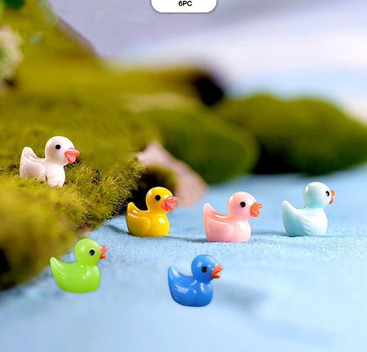 Ducks Miniature- 6 pieces per set – Small, design-649