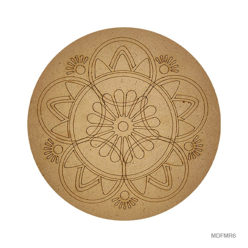 MDF Mandala – 10 inch – Design – 6