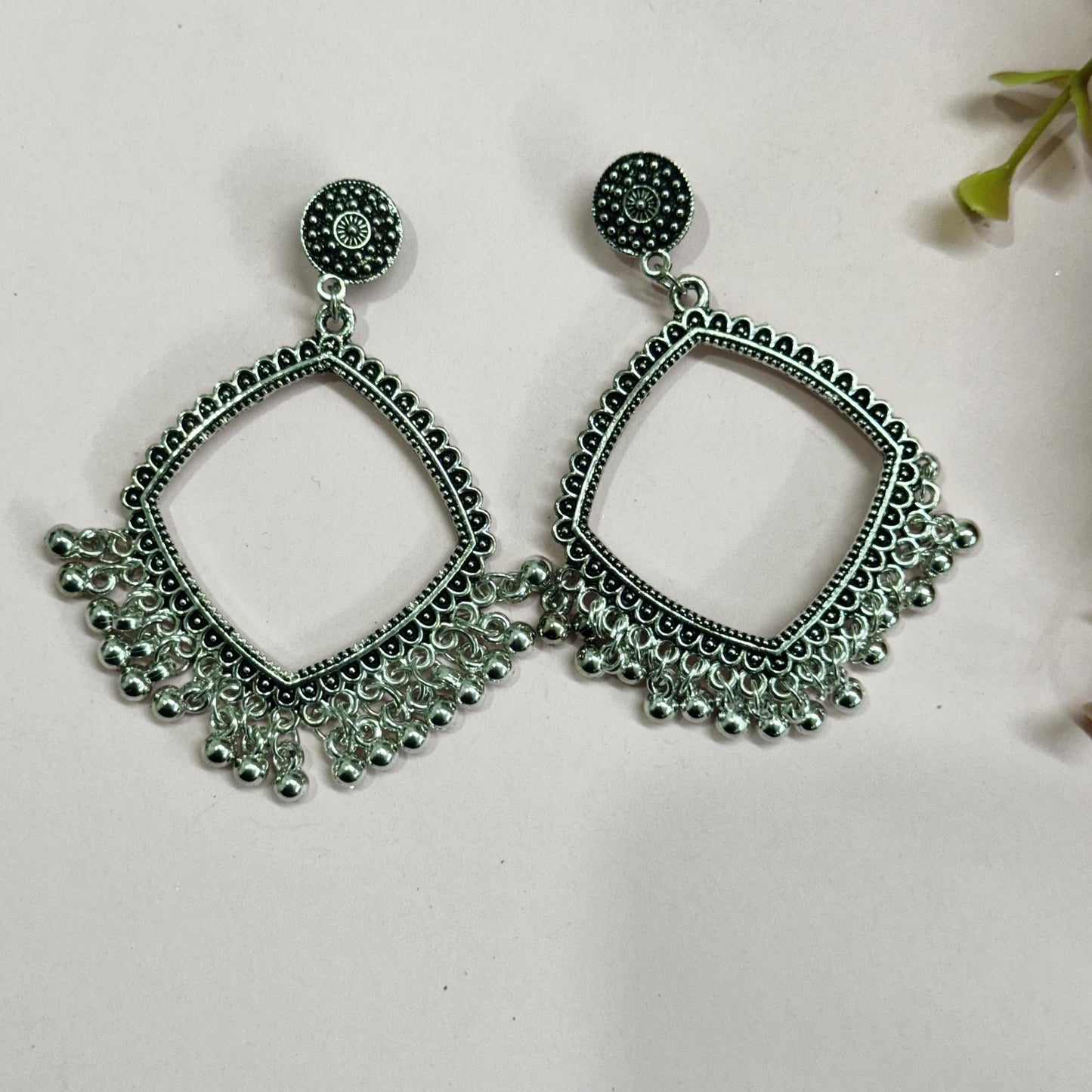 Earring Bezel -2 pieces, Design –6