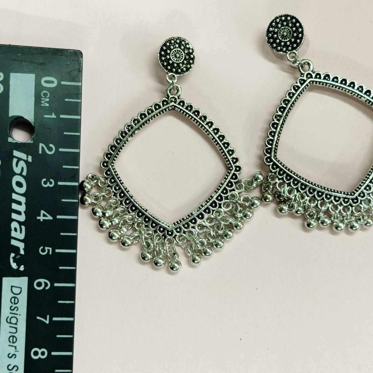 Earring Bezel -2 pieces, Design –6