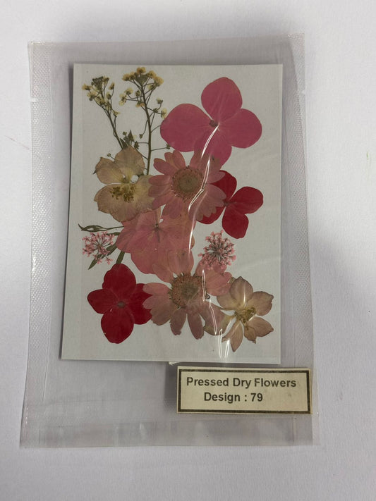 Pressed Dried Flowers- 1 pack Design -79