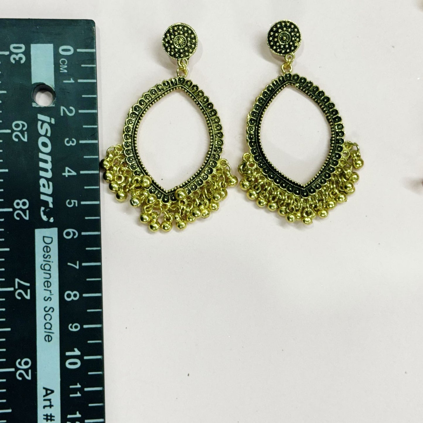 Earring Bezel -2 pieces, Design –8