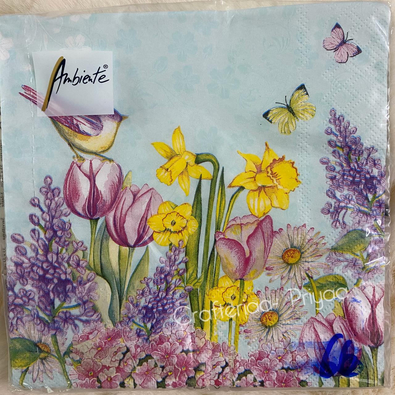 Decoupage Tissue- 5 Sheets – D66