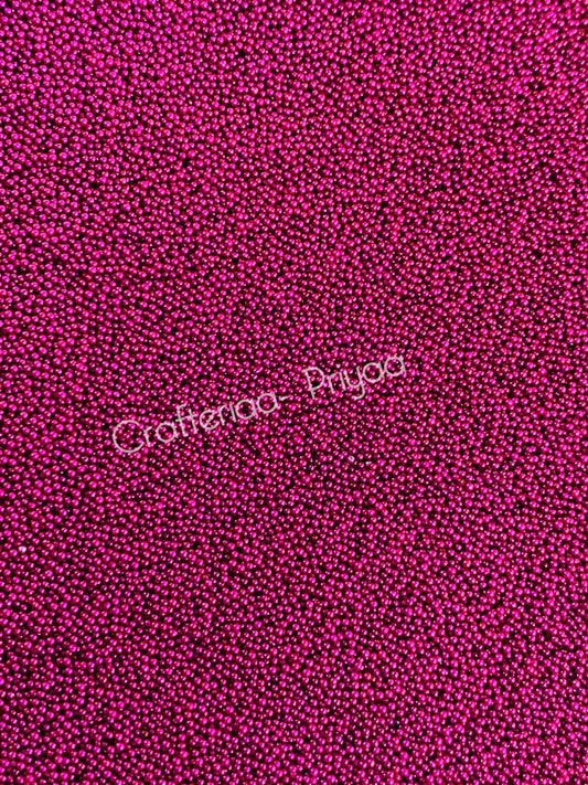 Micro Mini Pearl Beads- 25 gms – Dark Pink