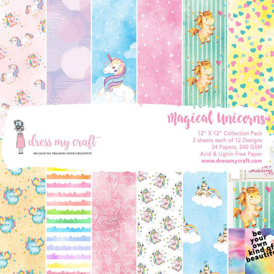 Magical Unicorn – 12″ X 12″ Paper Pad