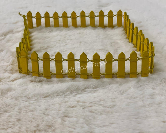 Fence- 1 piece per set (50 cm Each)- Yellow