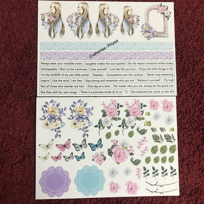 Floral Symphony Motif Sheet