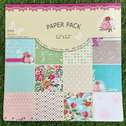 The Paper Pack - Floral 12x12 inch