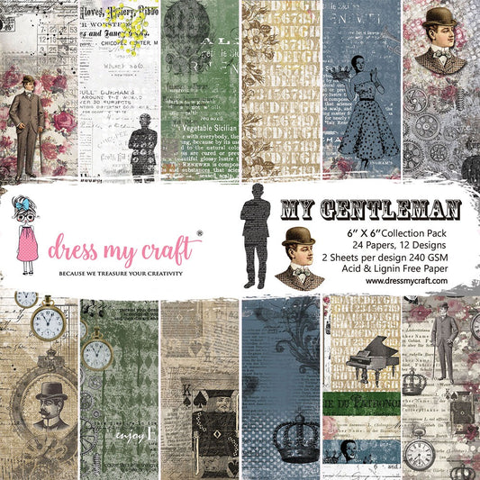 My Gentleman – 6X6 Paper Pad