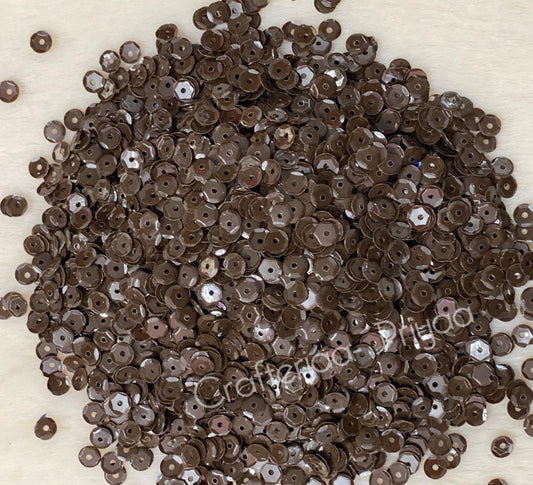 Sequins per pack – Brown- 10 gms