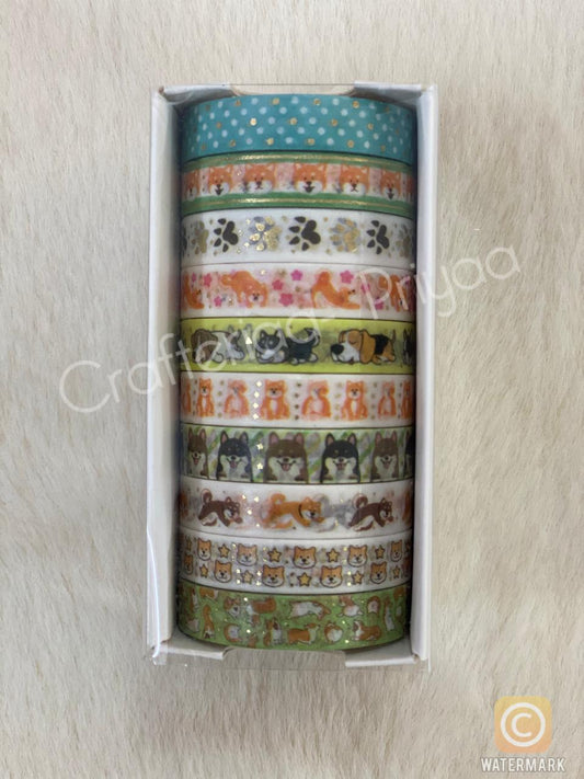 Washi Tape – Set of 10 tapes