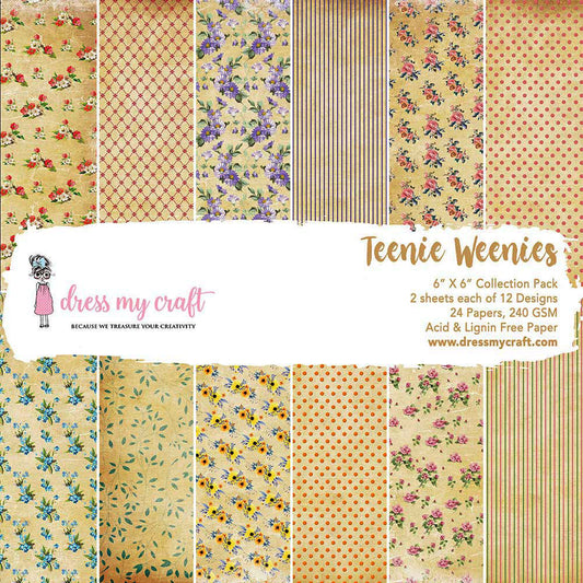 Teenie Weenies – 6″ x 6″ Paper Pad