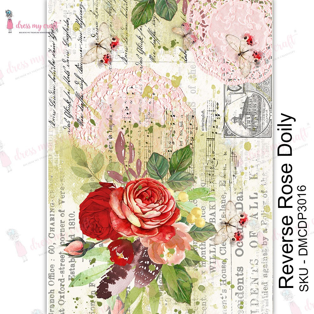 Reverse Rose Doily – Transfer Me