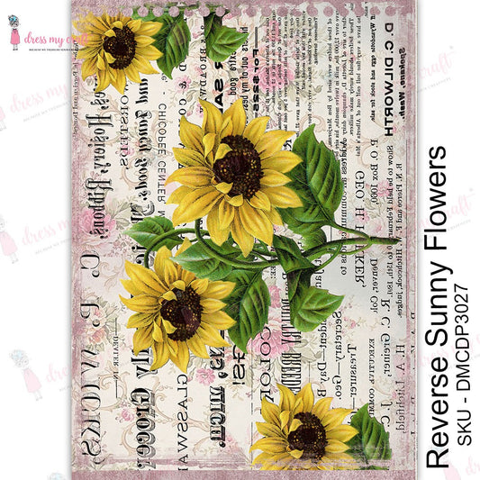 Reverse Sunny Flowers – Transfer Me