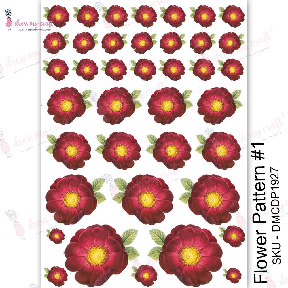 Flower Pattern #1 – Transfer Me