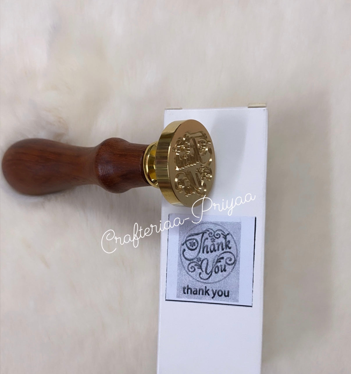 Wax Seal Stamp- Thank you