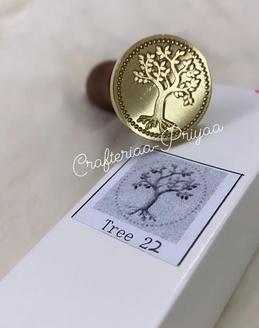 Wax Seal Stamp-TREE design no. -13