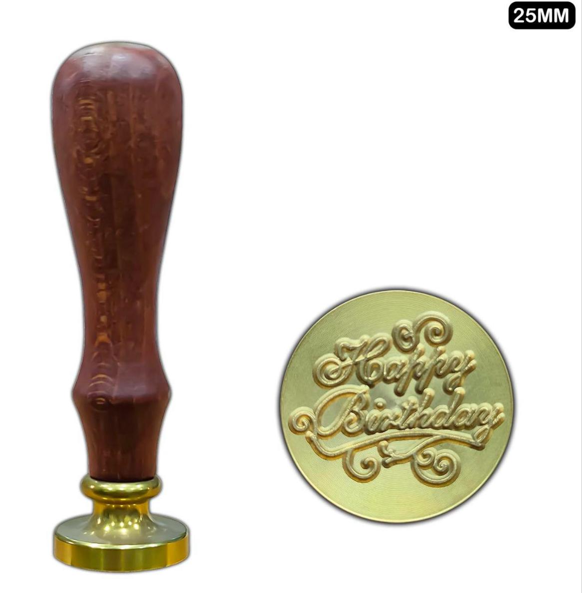 Wax Seal Stamp- D37- HAPPY BIRTHDAY