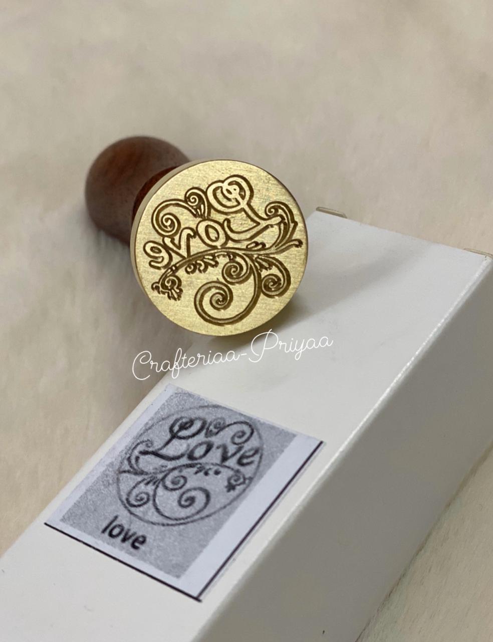 Wax Seal Stamp- D40- LOVE