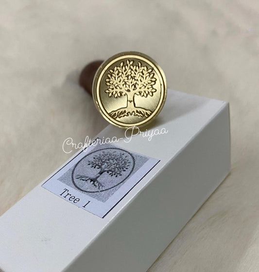 Wax Seal Stamp- D41- TREE