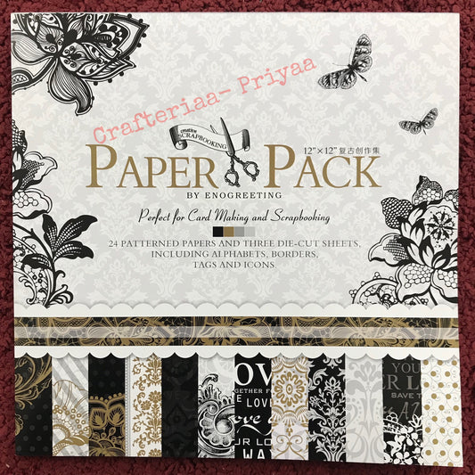 Paper Designer- PS018- Gold Foiling