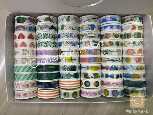 Washi tapes combo – 60 Tapes- design – 4