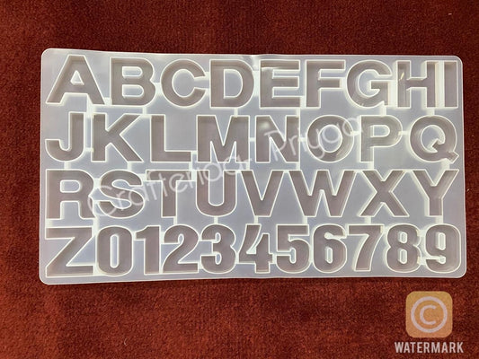 Resin Mould- Design 36 -Alphabets