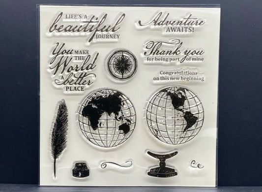 Clear Rubber Stamp- NC 06