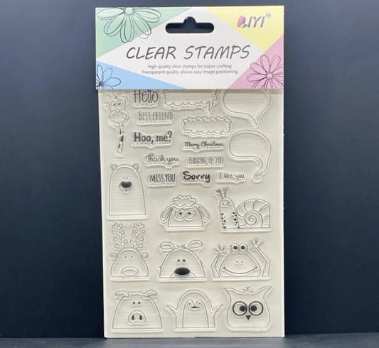 Clear Rubber Stamp- YC 305