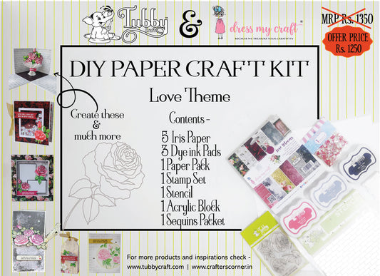 DIY Paper Craft Kit – Love Theme
