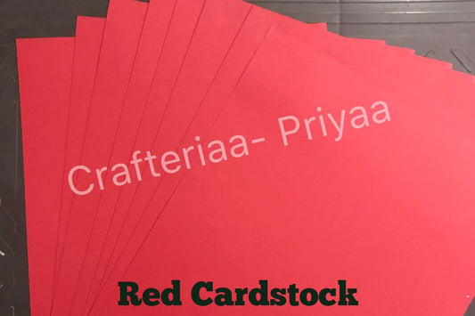 Red Cardstock- 300 GSM- 12*12 Inch -10 sheets