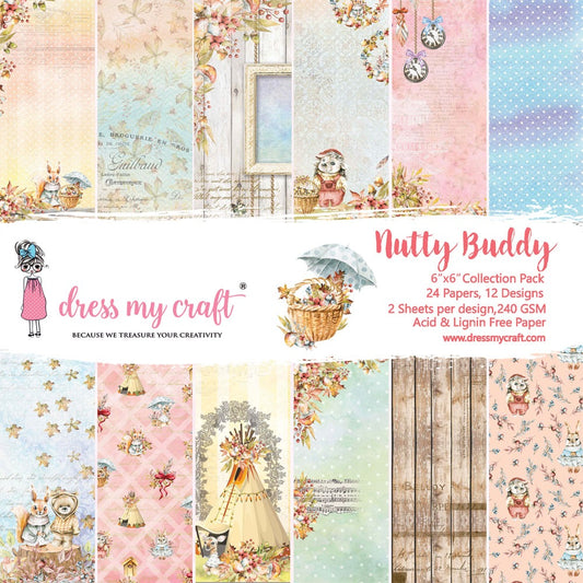 Nutty Buddy – 6″x6″ Paper Pad