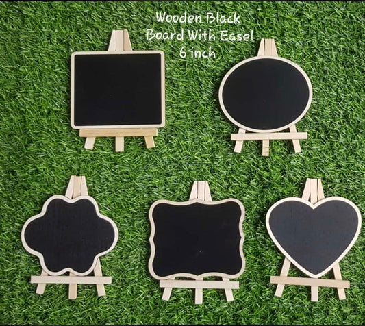 Easel Stand with black Board (Set of 5 in pack)