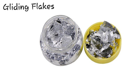 Gliding Foil Flakes- Silver